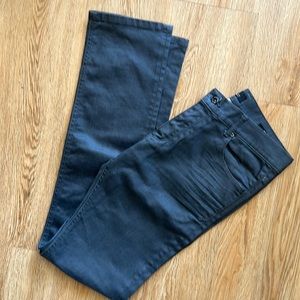 Zara black label denim in grey